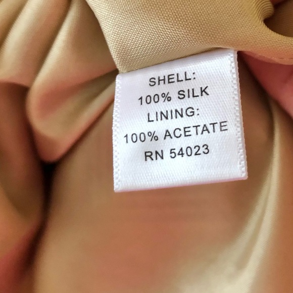 Banana Republic gold silk cocktail dress with pockets, 4 - Picture 14 of 14